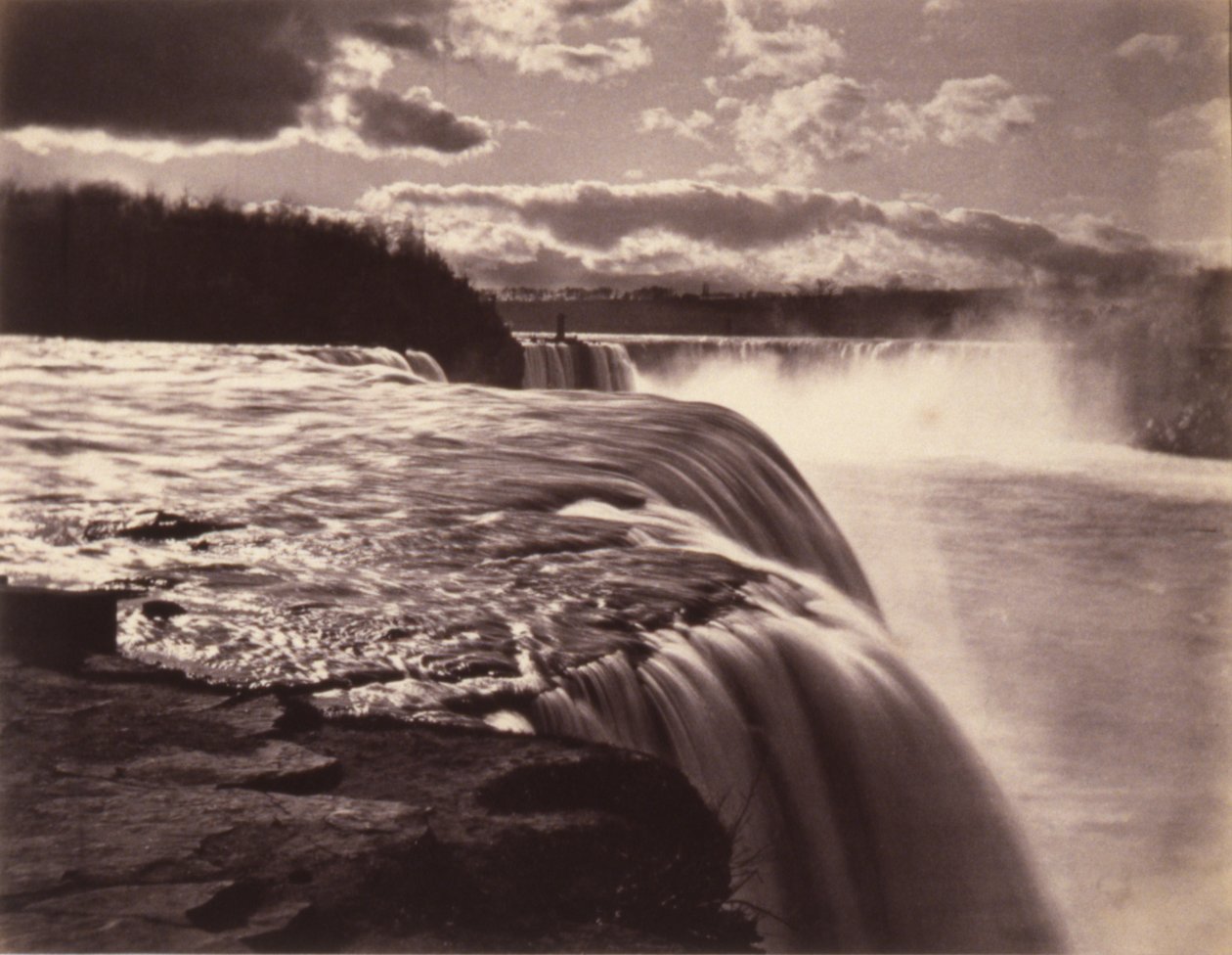 Cataratas do Niágara, do lado americano de Charles Bierstadt