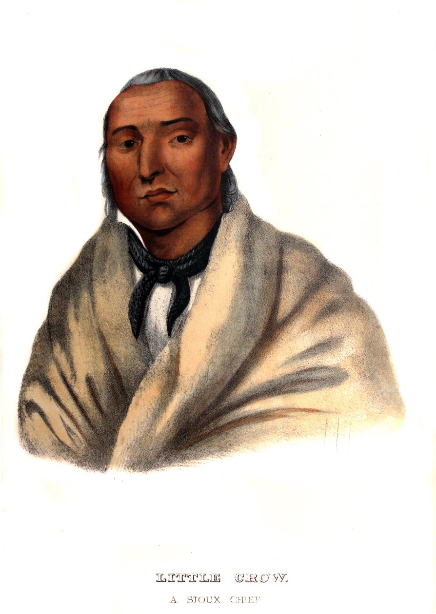 Pequeno Corvo, um Chefe Sioux de Charles Bird King