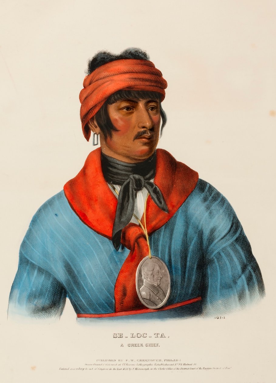 SE-LOC-TA, UM CHEFE DE RIACHO de Charles Bird King