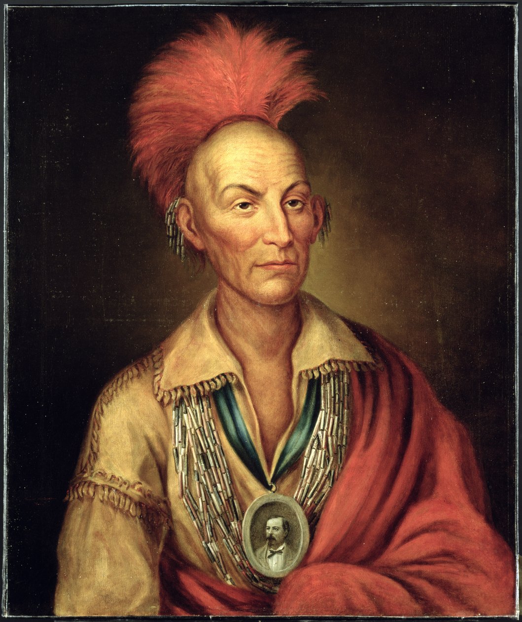 Retrato de Black Hawk (1767-1838) por Homer Henderson c.1870 de Charles Bird after King
