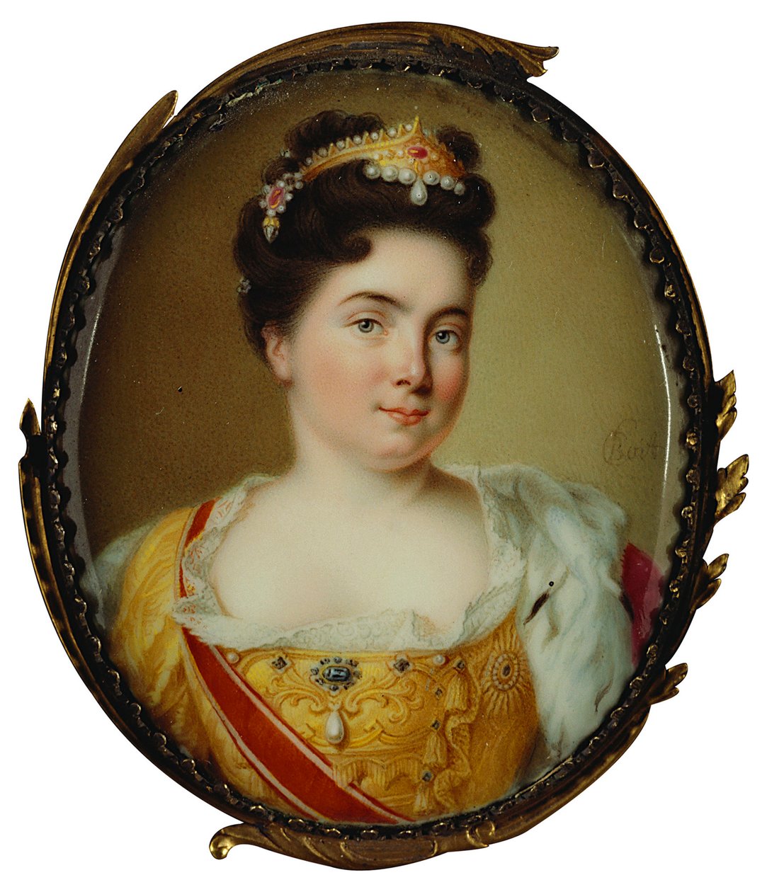 Retrato da imperatriz Catherine I. 1684-1727, 1717. de Charles Boit