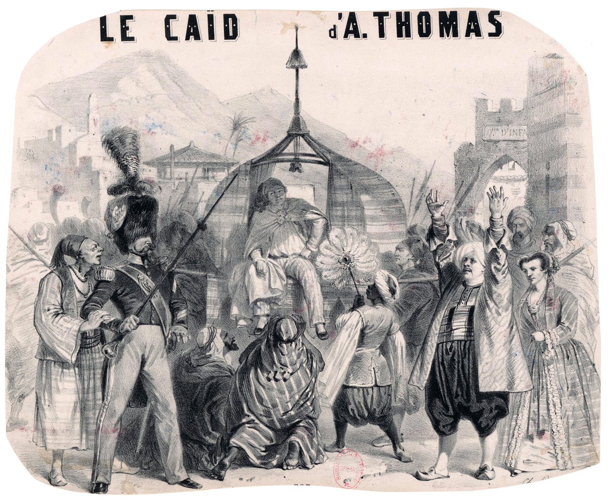 Le caïd de A. Thomas de Charles Bour