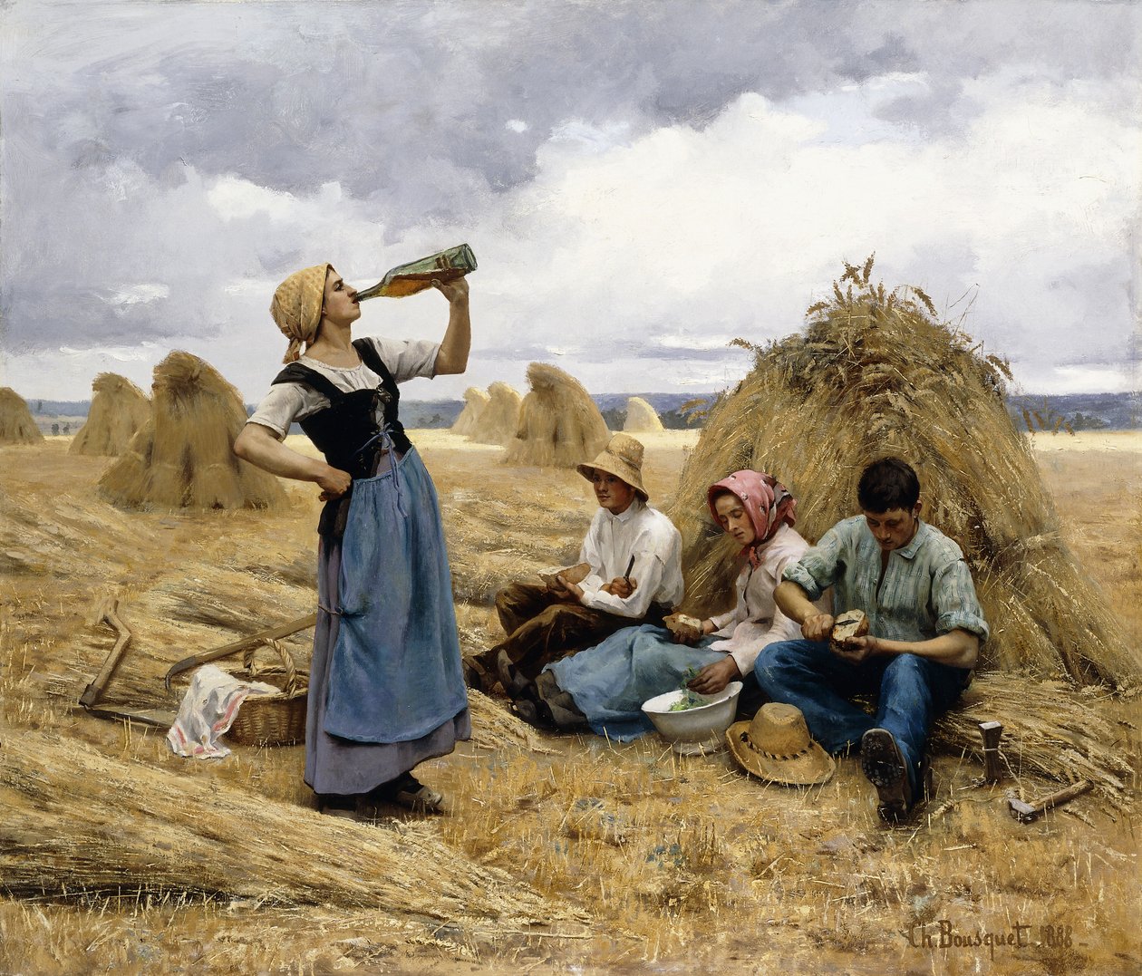 O Almoço dos Harvesters de Charles Bousquet