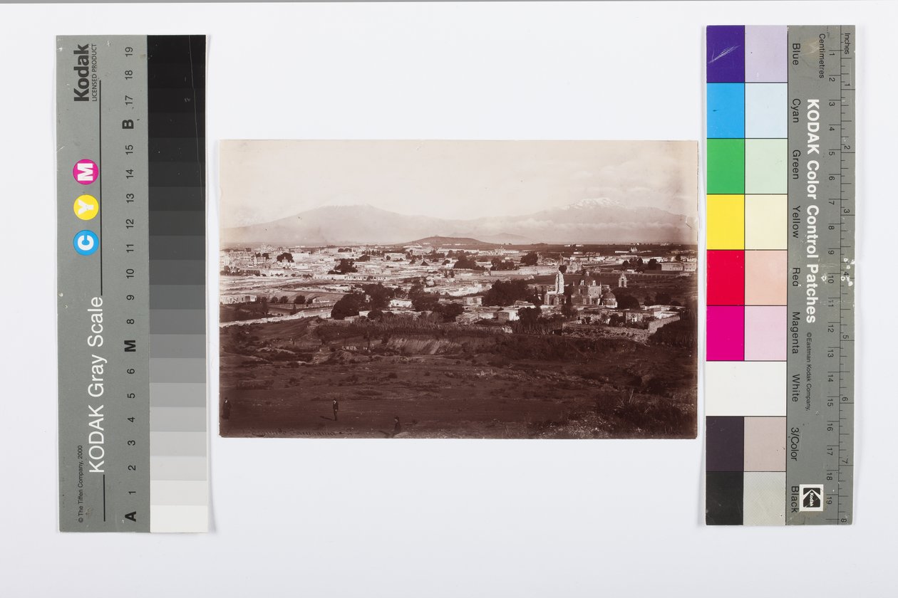 Pico e assentamento de Orizaba, c.1900 (impressão de albume) de Charles Burlingame Waite