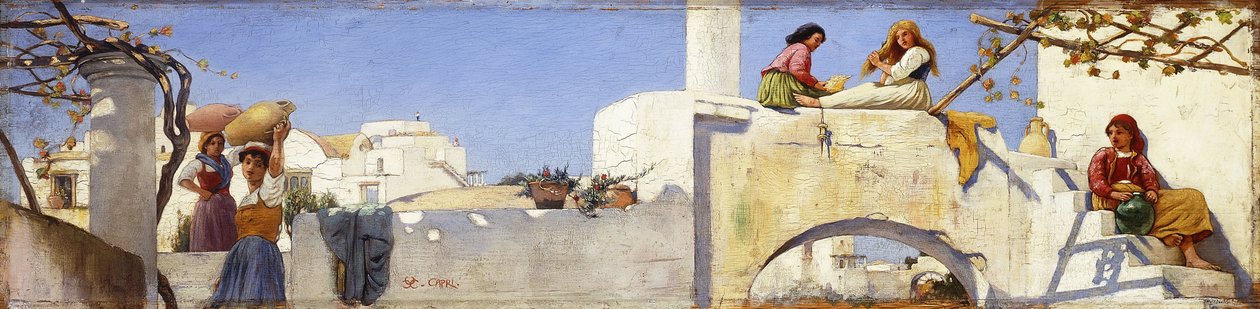 Uma cena em Capri, de Charles Caryl Coleman