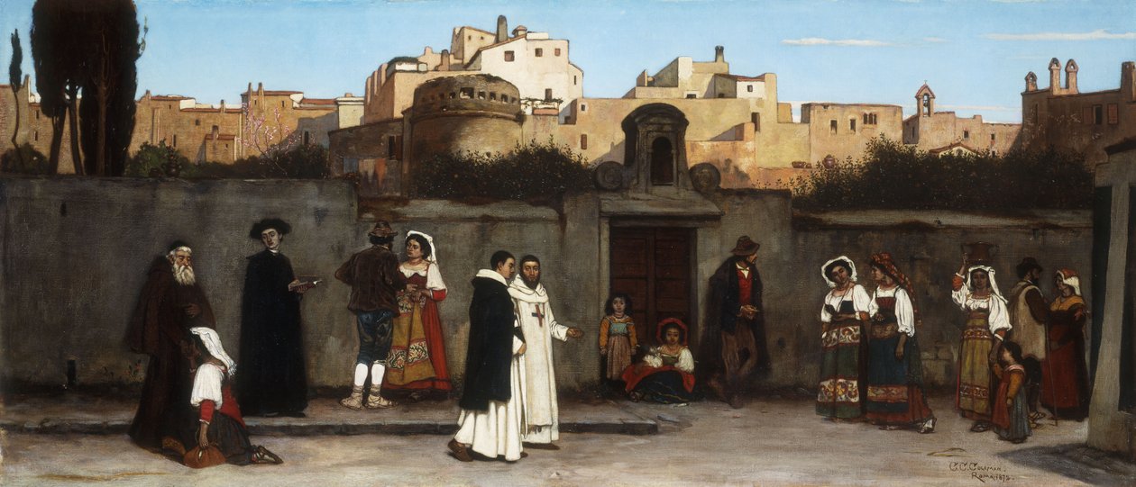 Cena romana da rua, 1872 de Charles Caryl Coleman