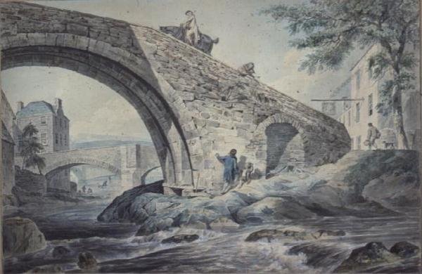 Vista, de, a, pontes, em, hawick de Charles Catton