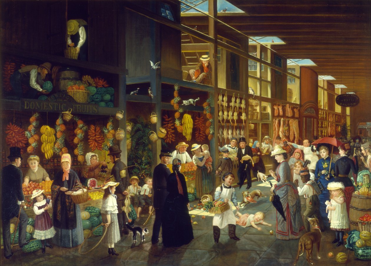 Lei Sakes Alive! O que você está fazendo, Baby, c.1872 (óleo sobre linho) de Charles Cole Markham