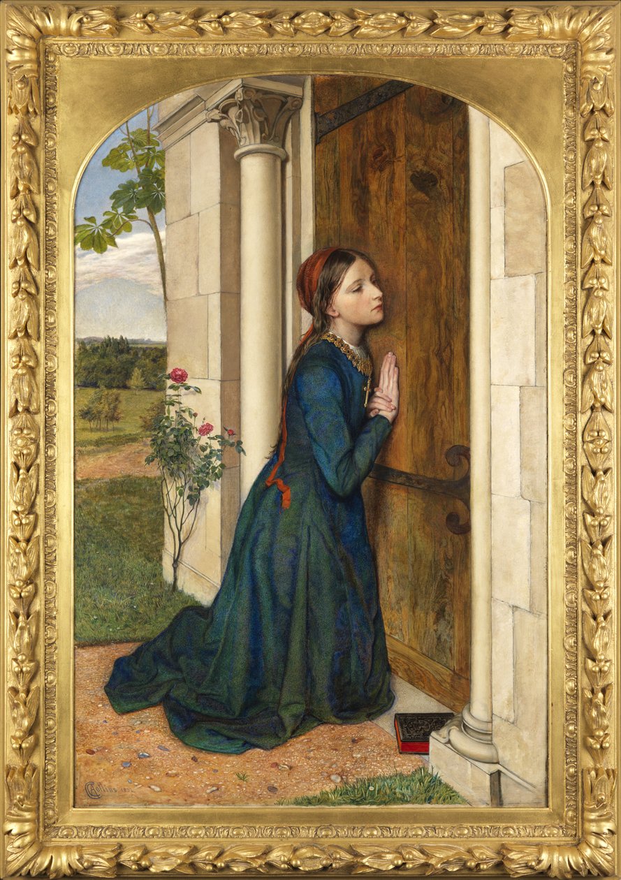 A infância devota de Santa Isabel da Hungria, 1852 de Charles Collins