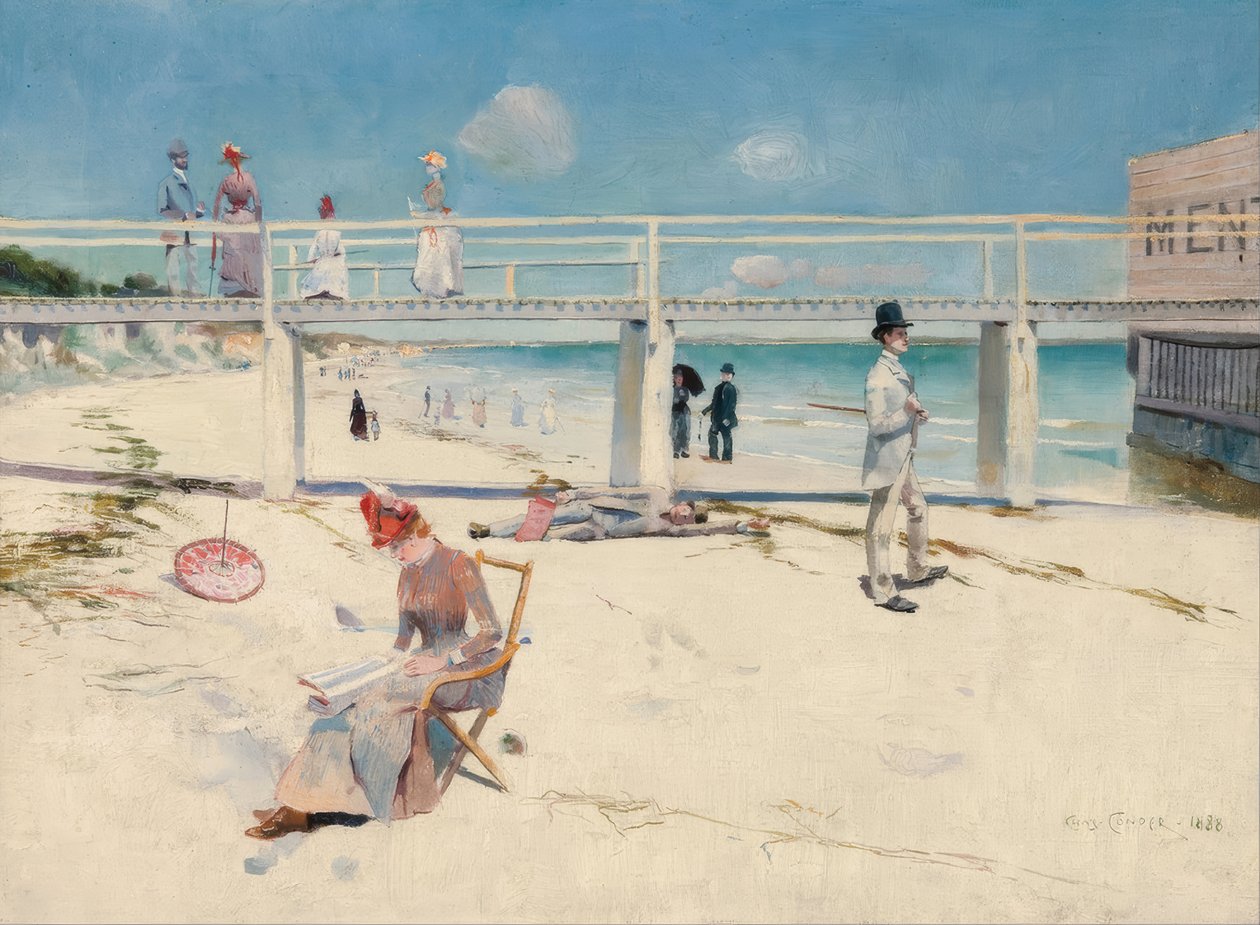 Férias em Mentone de Charles Edward Conder