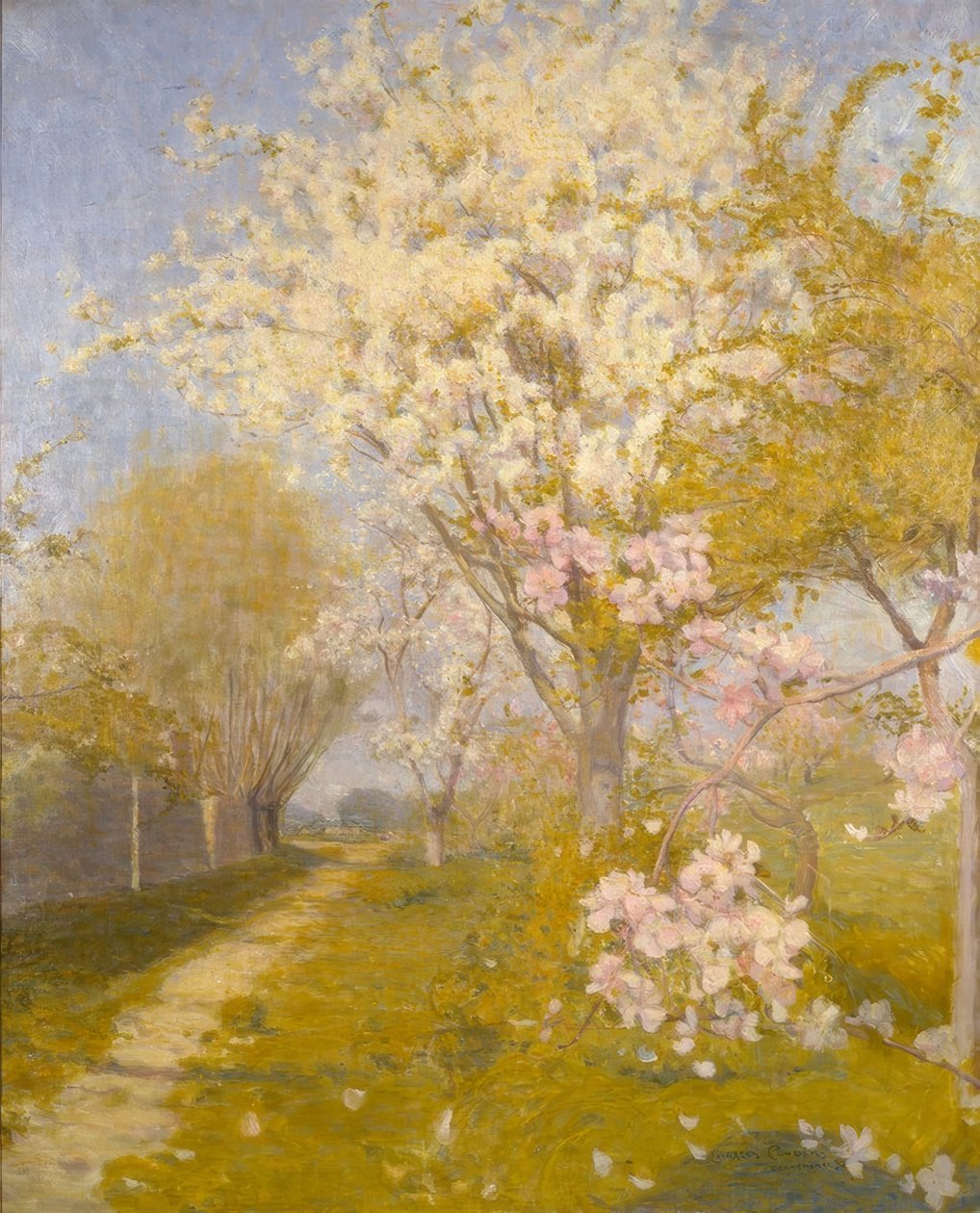 Flor de maçã em Dennemont de Charles Edward Conder