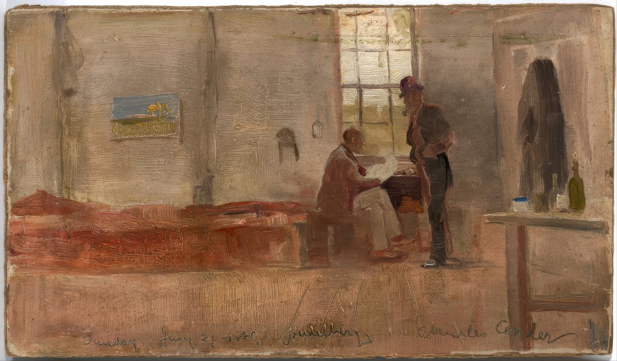Acampamento dos impressionistas de Charles Edward Conder