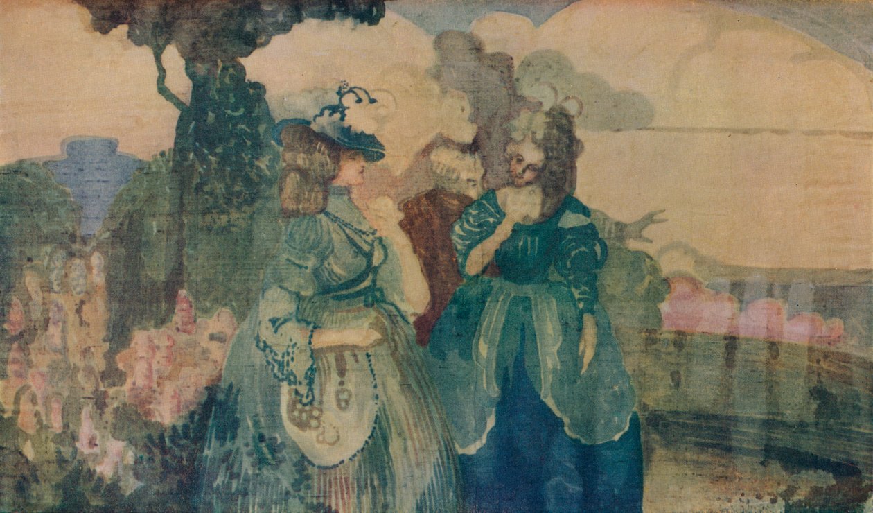 No país azul ou Colloque Sentimentale, c1895 de Charles Edward Conder