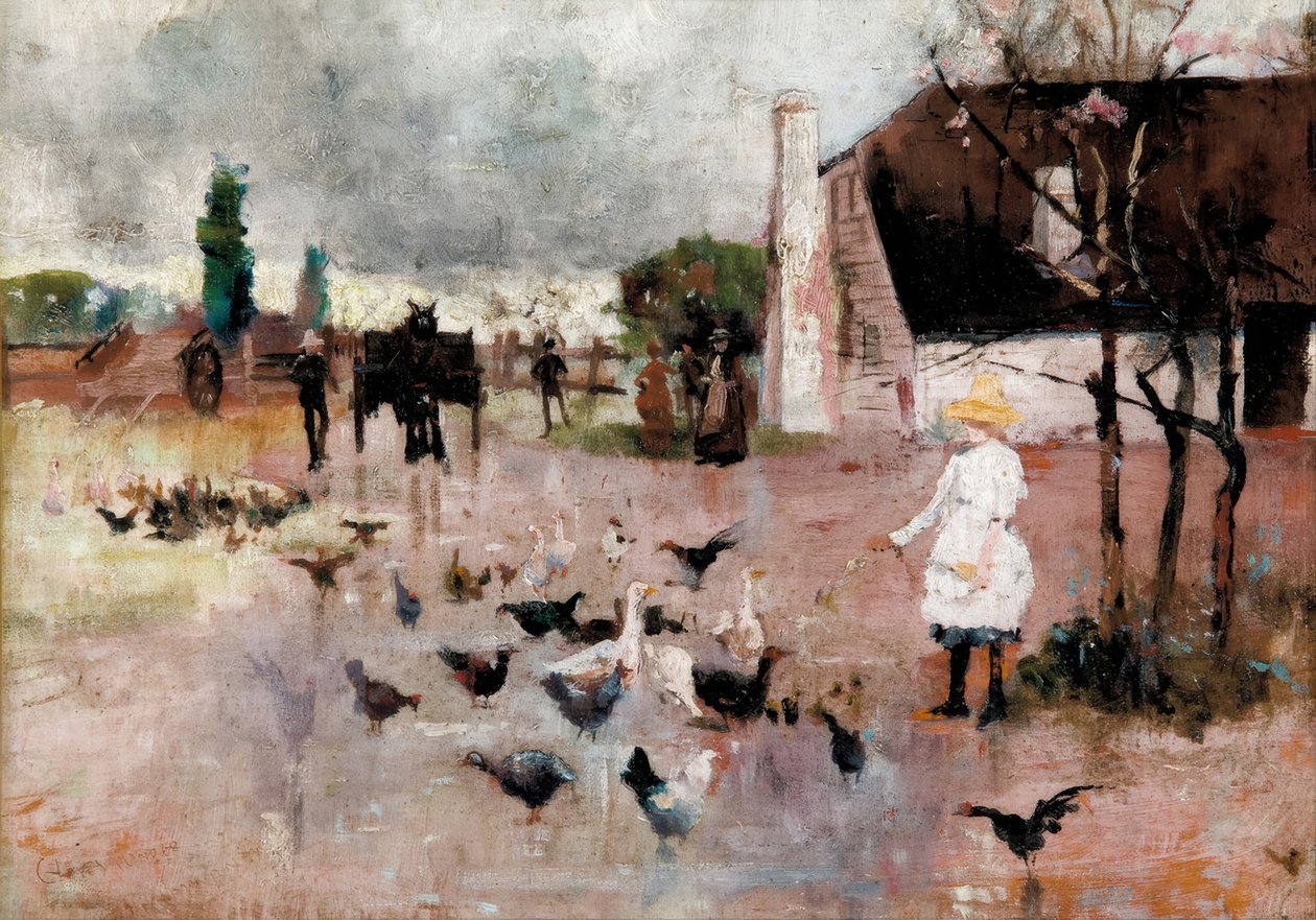 Hora do chá de Charles Edward Conder