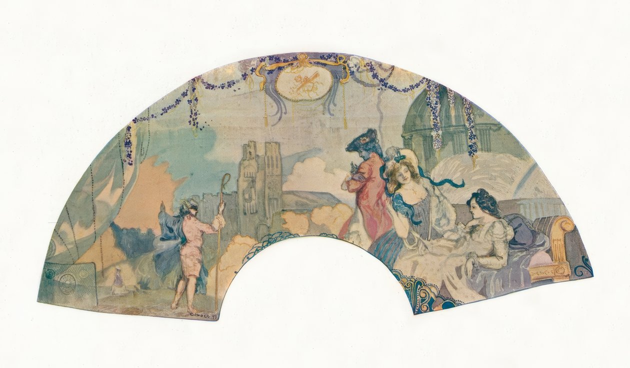 A excursão romântica de Charles Edward Conder