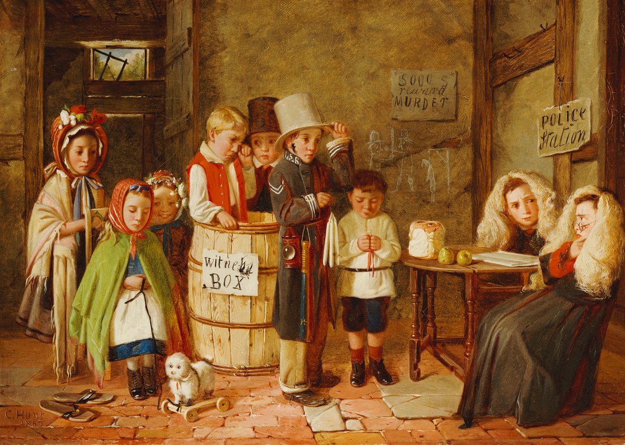 O Tribunal da Polícia, 1867 de Charles Cooper Henderson
