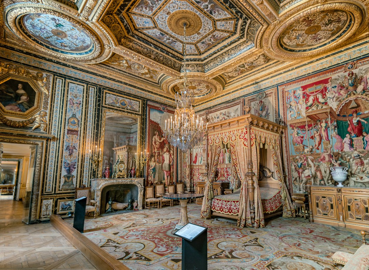 O quarto de Ana de Áustria no apartamento do Papa (foto) de Charles & Cotelle Jean II (1642 1708) Errard
