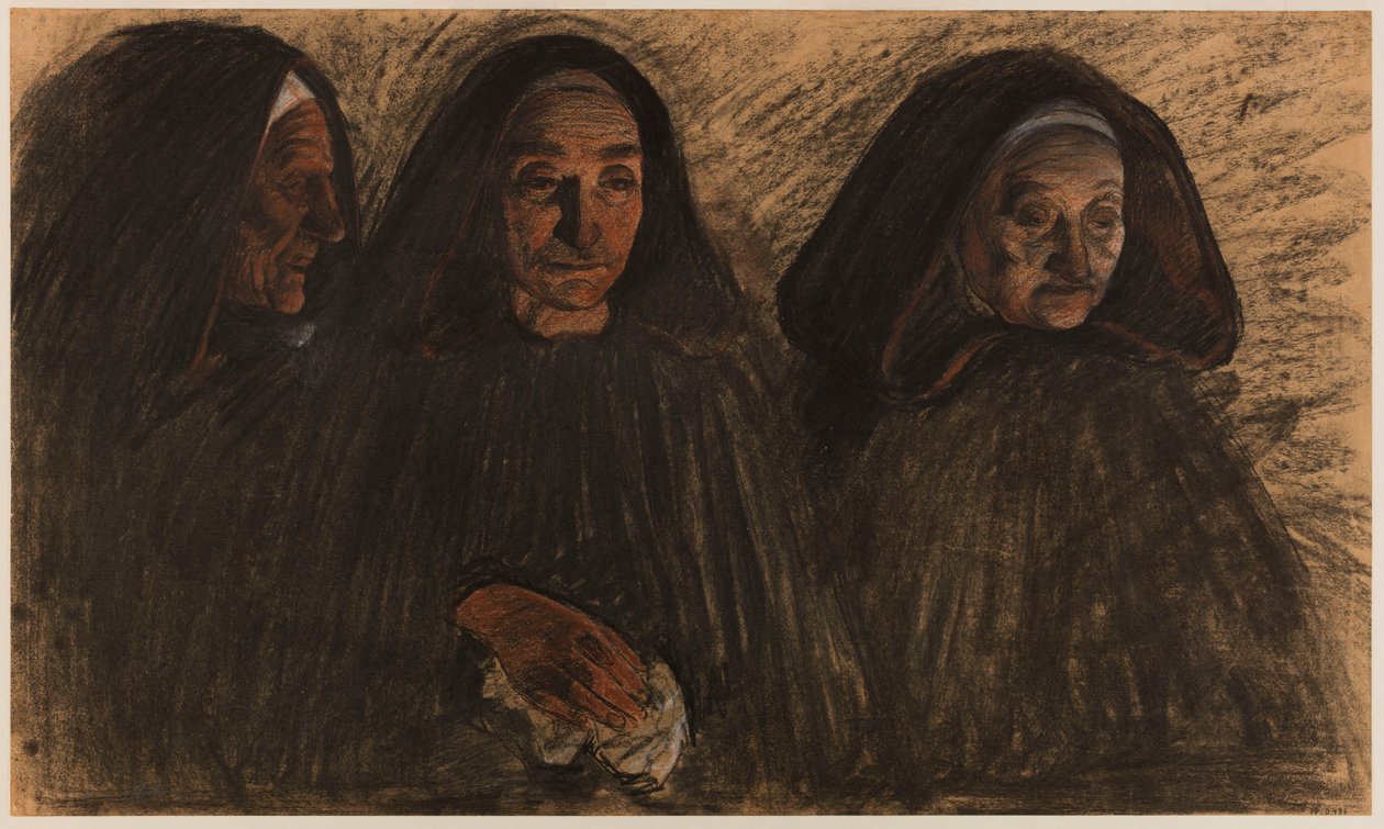 Mulheres bretãs de Charles Cottet