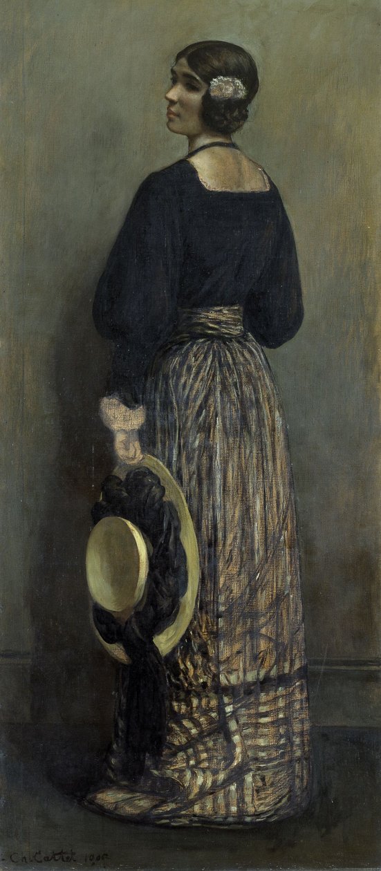 Retrato da senhorita J.L.B. de Charles Cottet