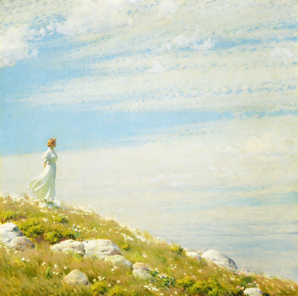 Um dia alegre de Charles Courtney Curran