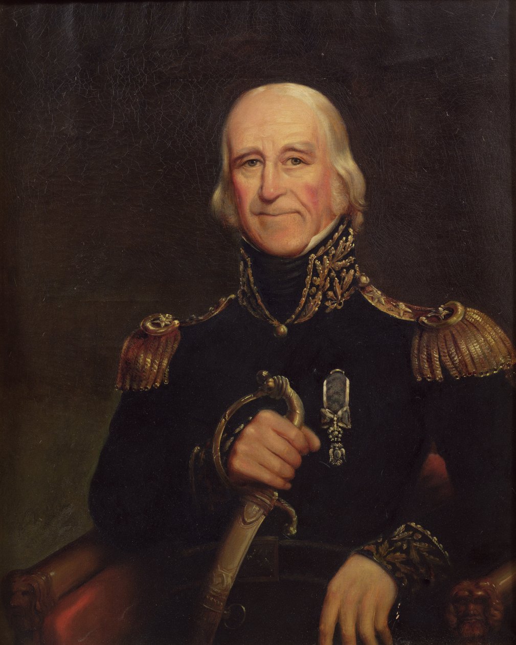 Morgan Lewis (1754-1844) depois de uma pintura de James Herring, 1910 de Charles Courtney Curran