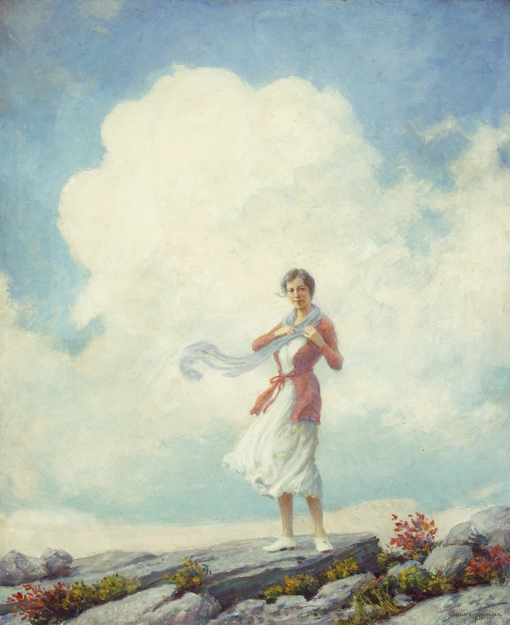Na cimeira de Charles Courtney Curran