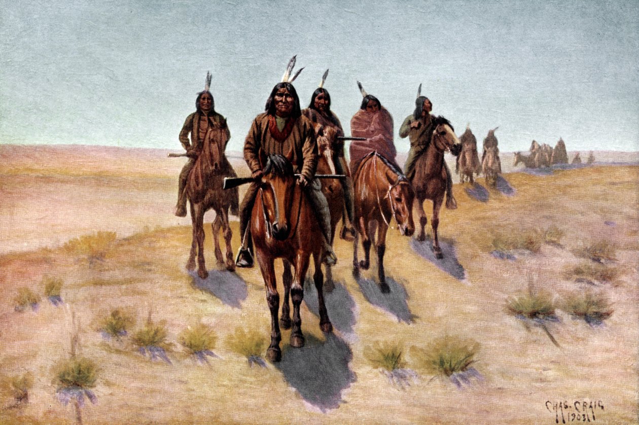 Nativos americanos Apache de Charles Craig
