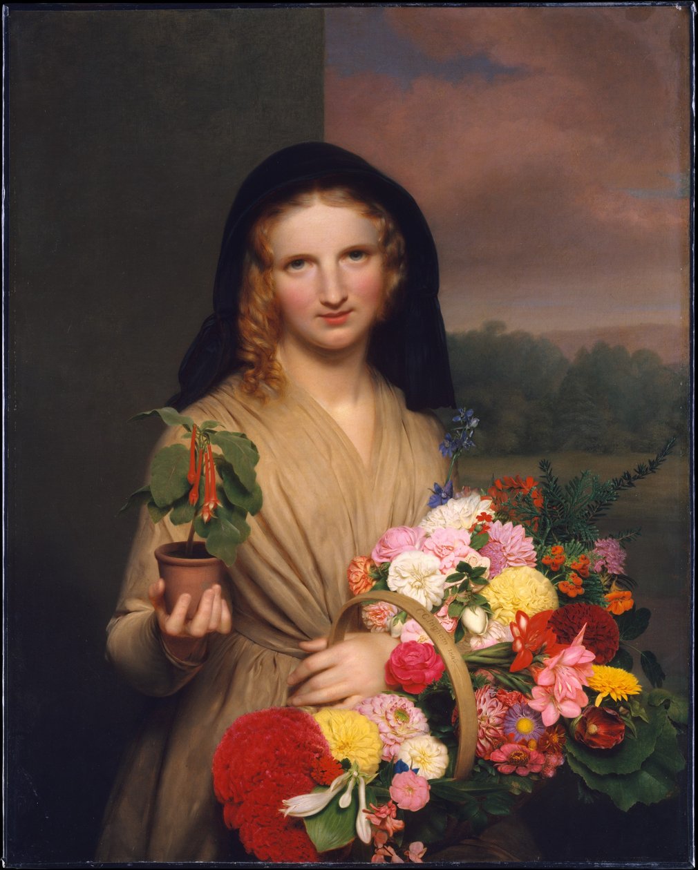 A menina das flores de Charles Cromwell Ingham