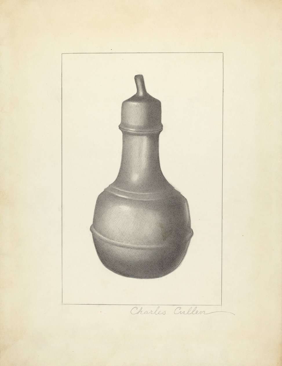 Garrafa de enfermagem de estanho de Charles Cullen