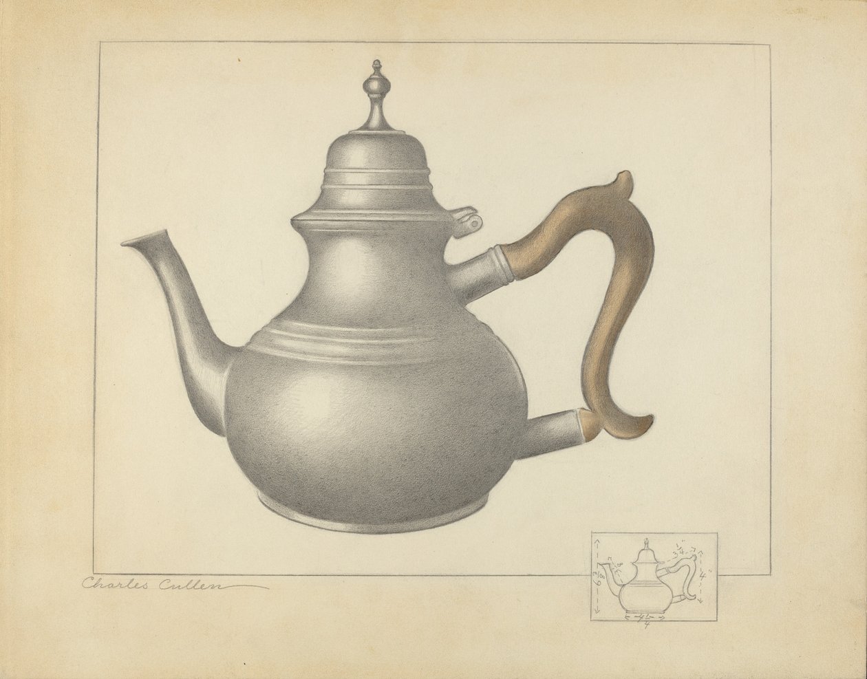 Bule de Estanho de Charles Cullen