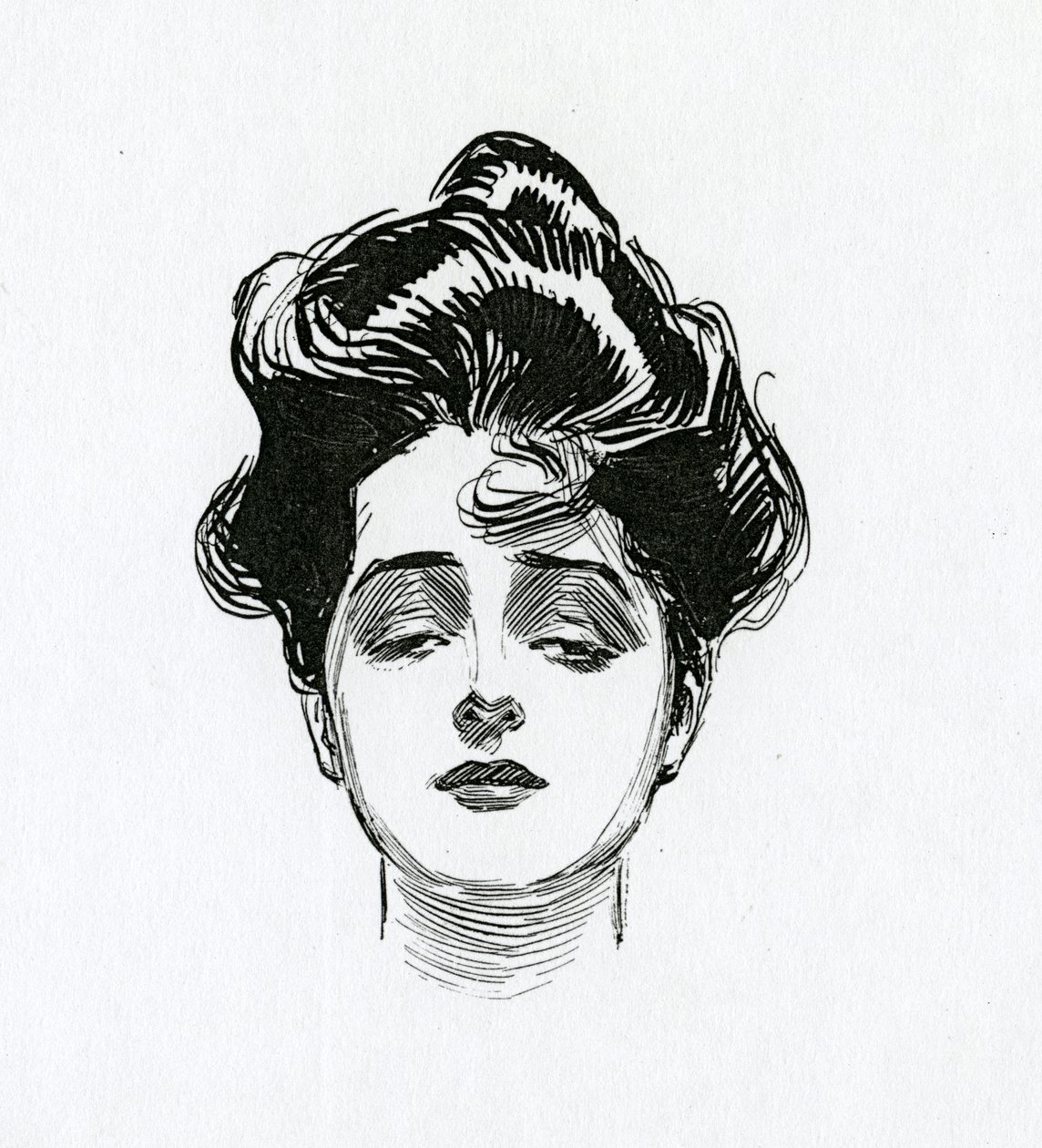 Uma garota Gibson, c.1902 de Charles Dana Gibson
