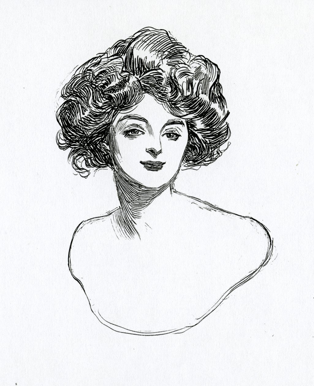 Uma garota Gibson, c.1902 de Charles Dana Gibson