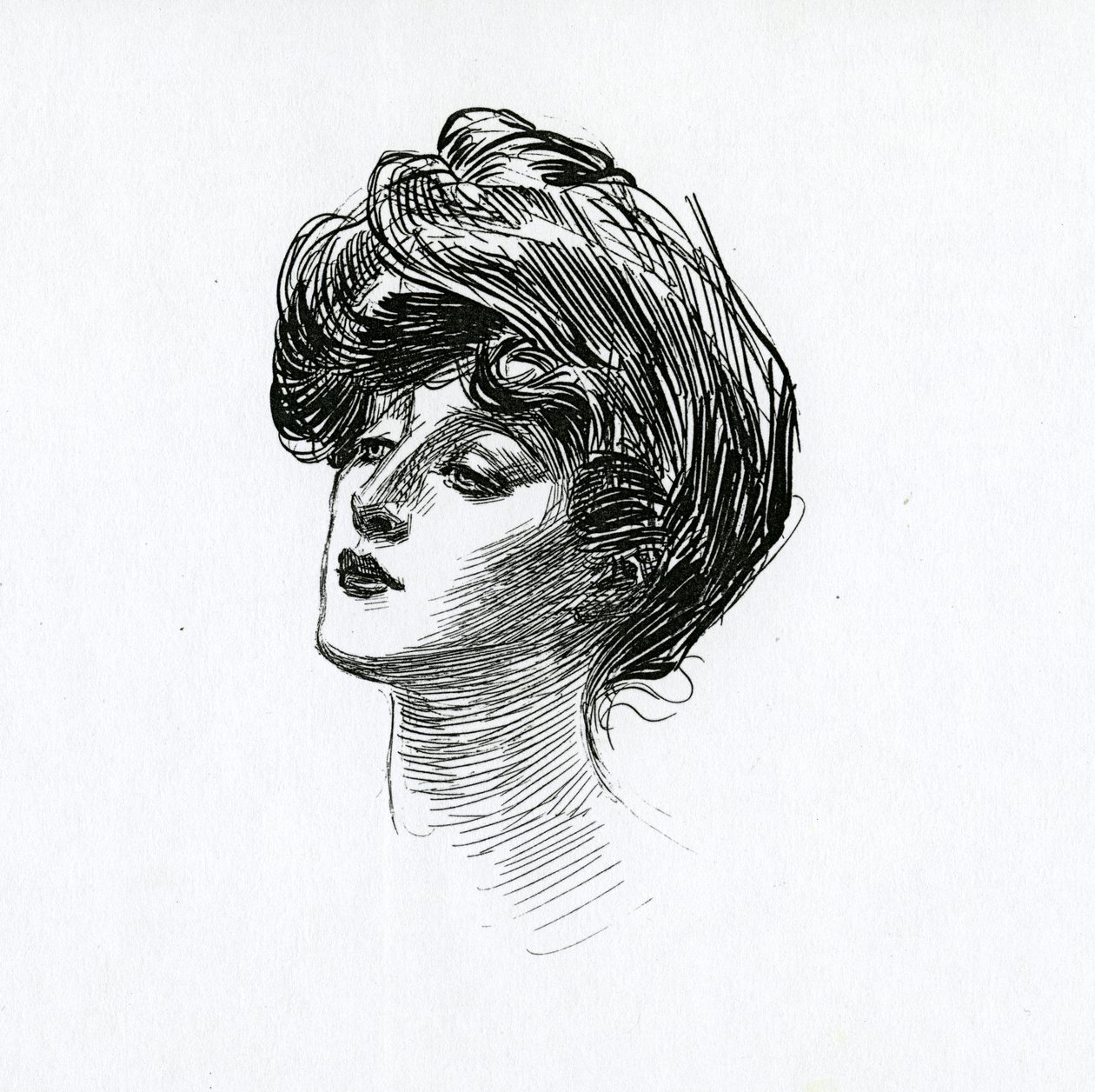 Uma garota Gibson, c.1902 de Charles Dana Gibson