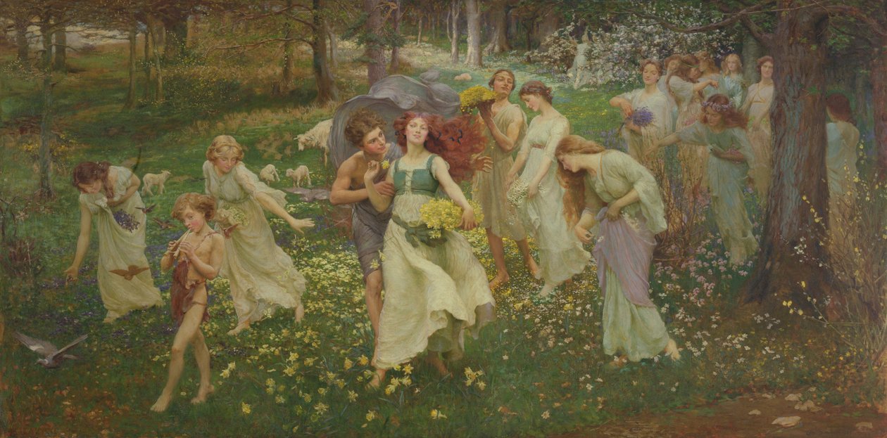 O progresso da primavera de 1905 de Charles Daniel Ward