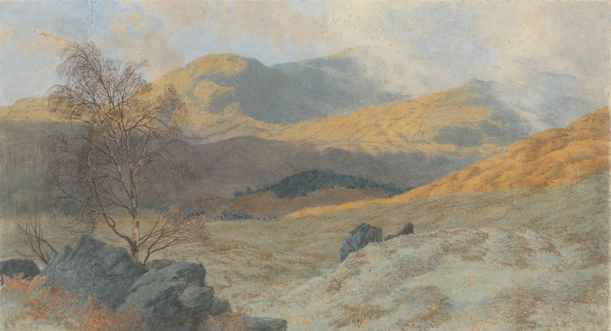 Hoar Frost, Misty Morning: Glen Lyon de Charles Davidson