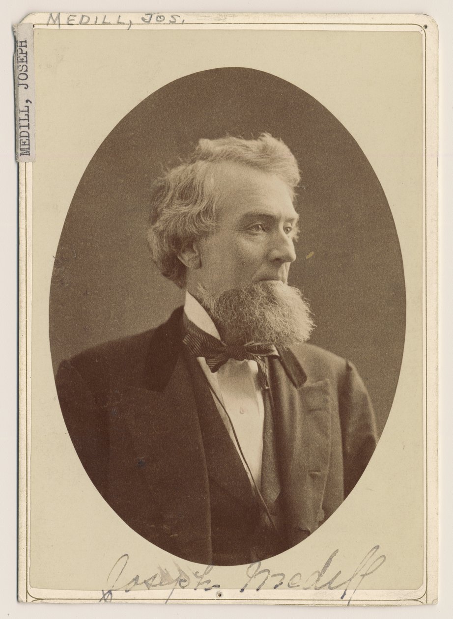 Retrato de Joseph Medill, c.1876 de Charles Delevan Mosher