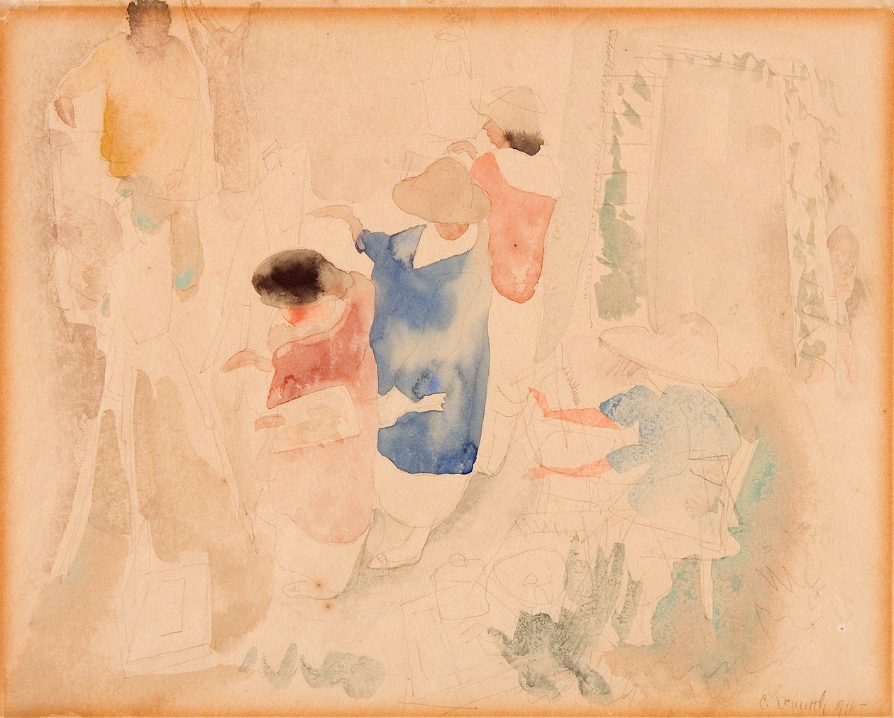 Esboço de Artistas de Charles Demuth