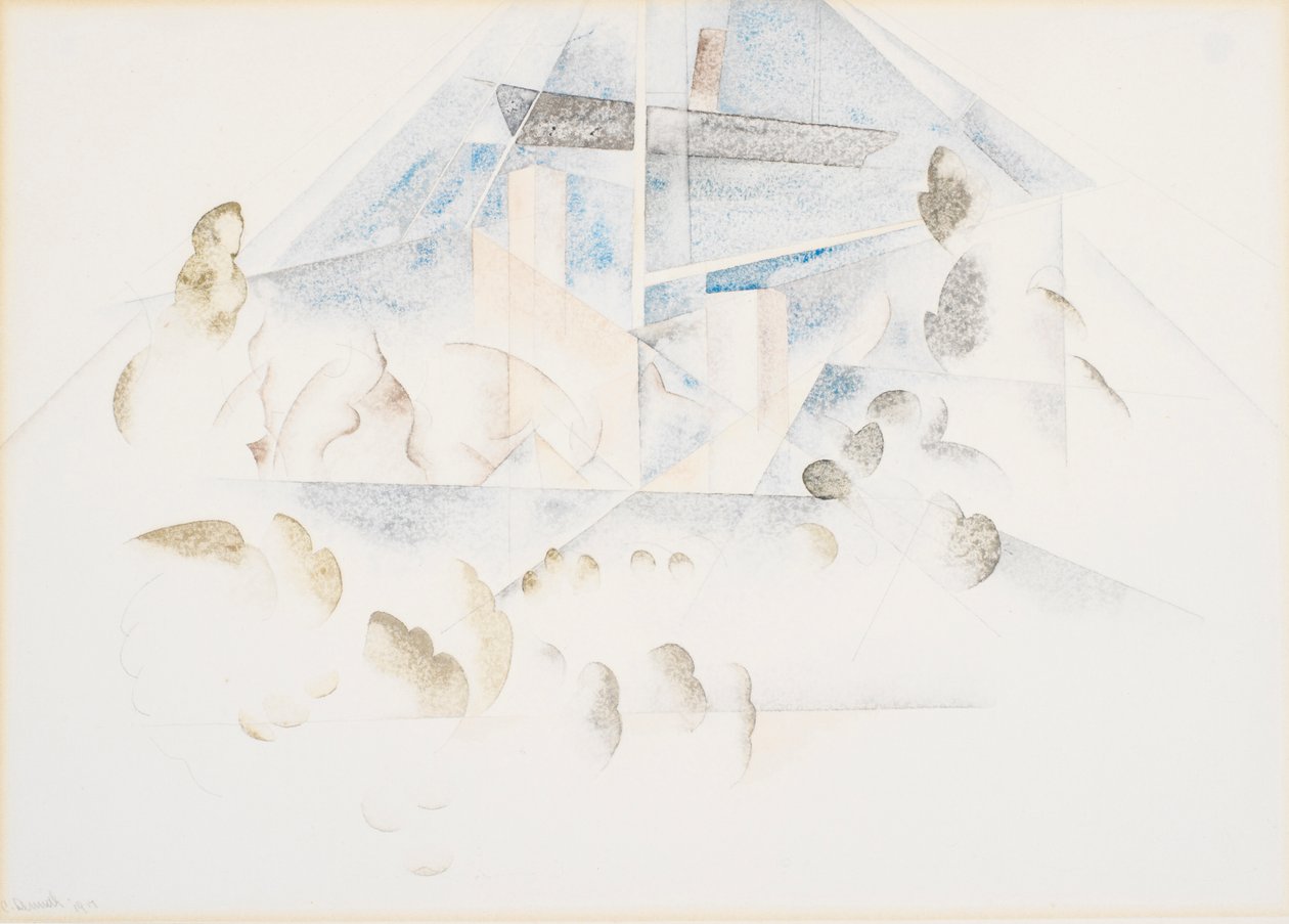 Bermudas, mastros e folhagens de Charles Demuth