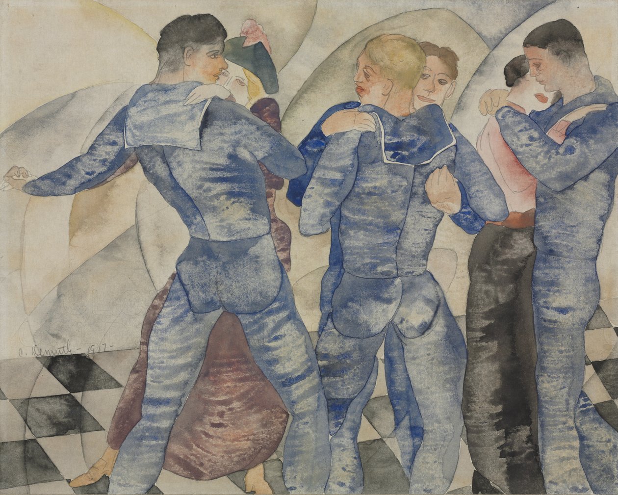 Marinheiros a dançar de Charles Demuth