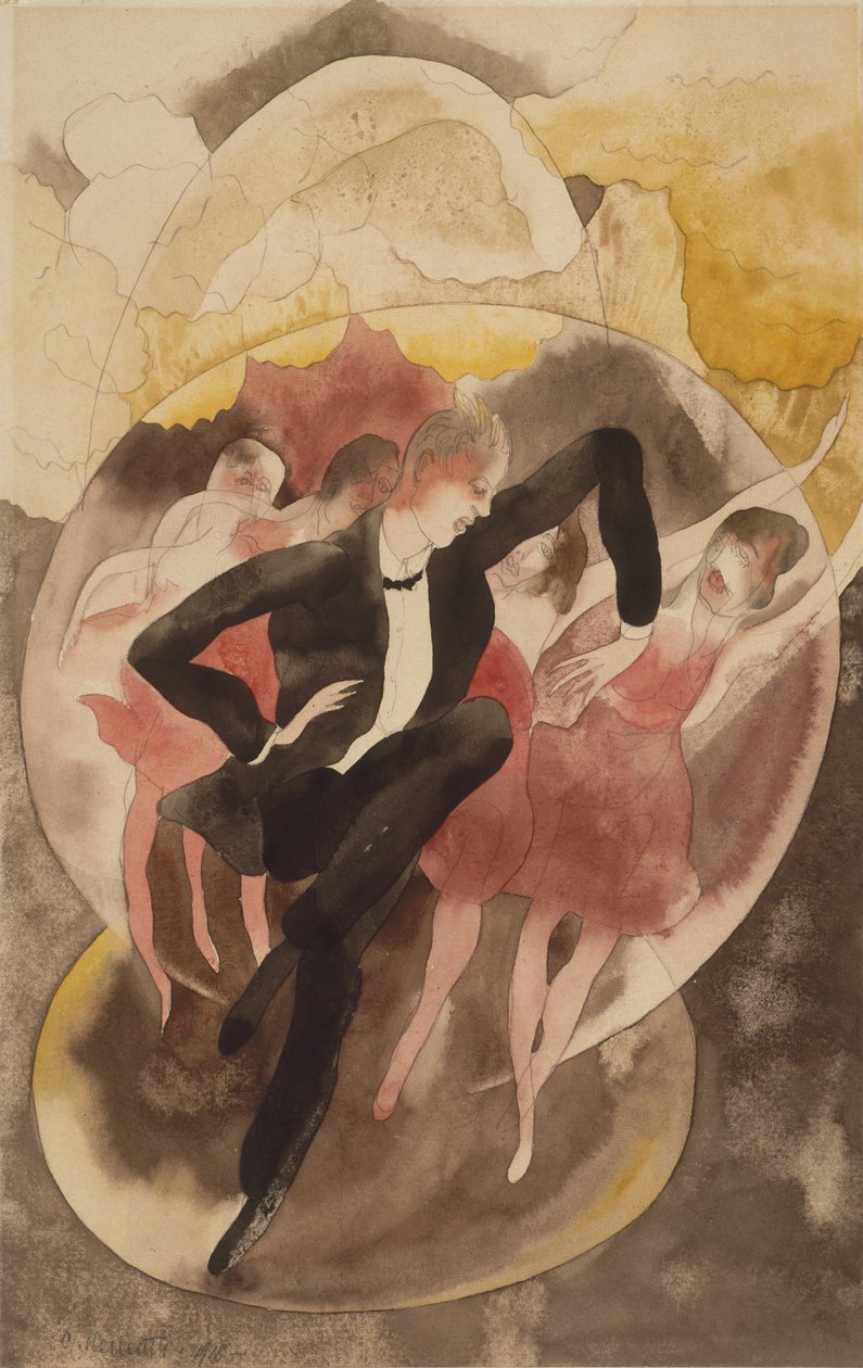 Em Vaudeville (dançarino com coro) de Charles Demuth