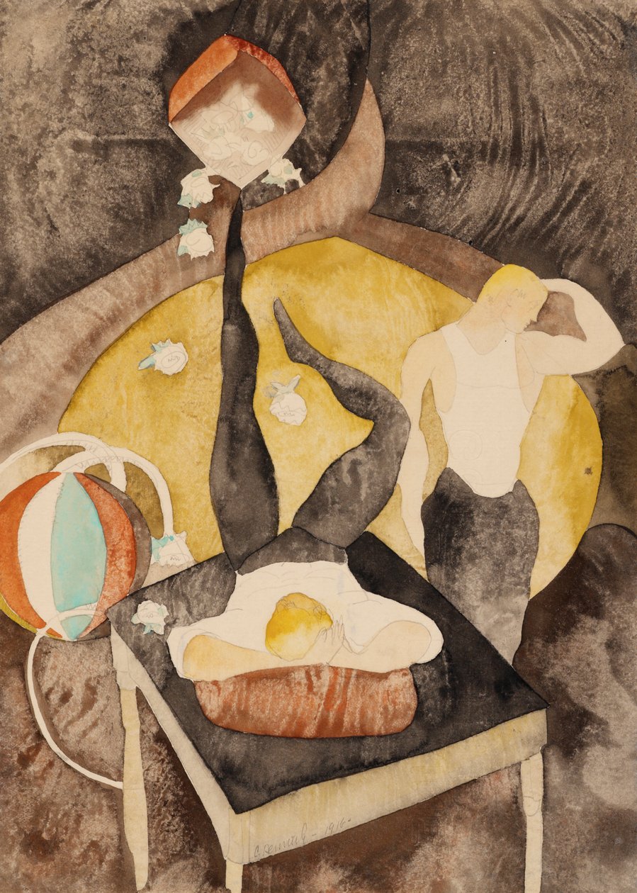 Em Vaudeville: Dois Acrobat-Jugglers de Charles Demuth