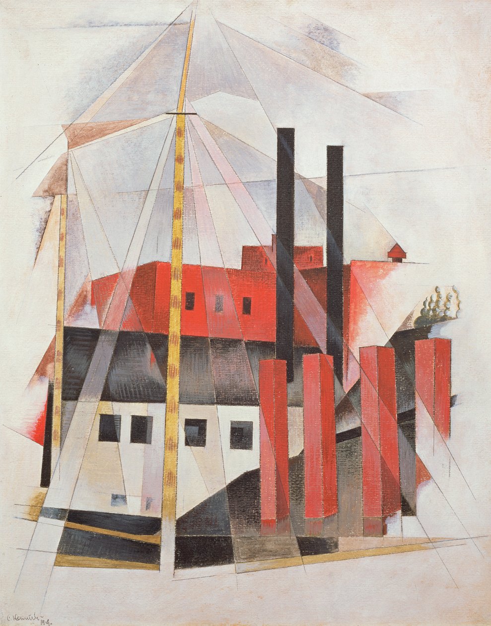 Piano Movers Holiday, 1919 de Charles Demuth