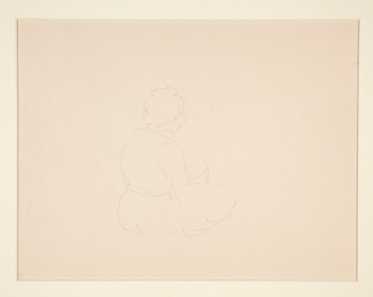Mulher sentada na praia, provavelmente em Provincetown de Charles Demuth