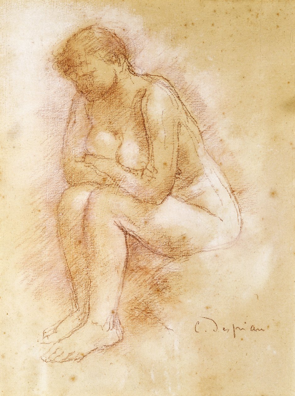 Nua sentada; Nue Assise de Charles Despiau