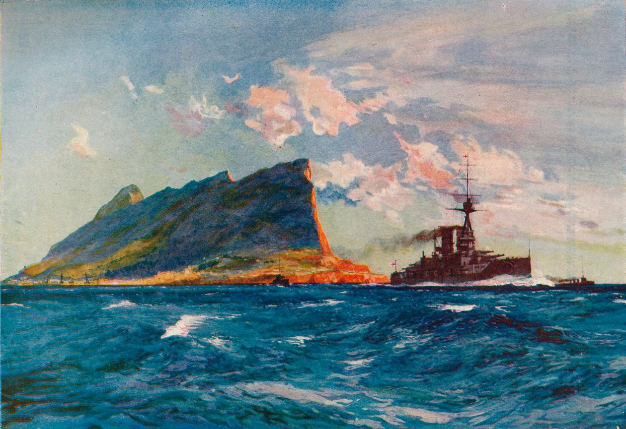 A rainha Elizabeth de Gibraltar, c1918 1919 de Charles Dixon