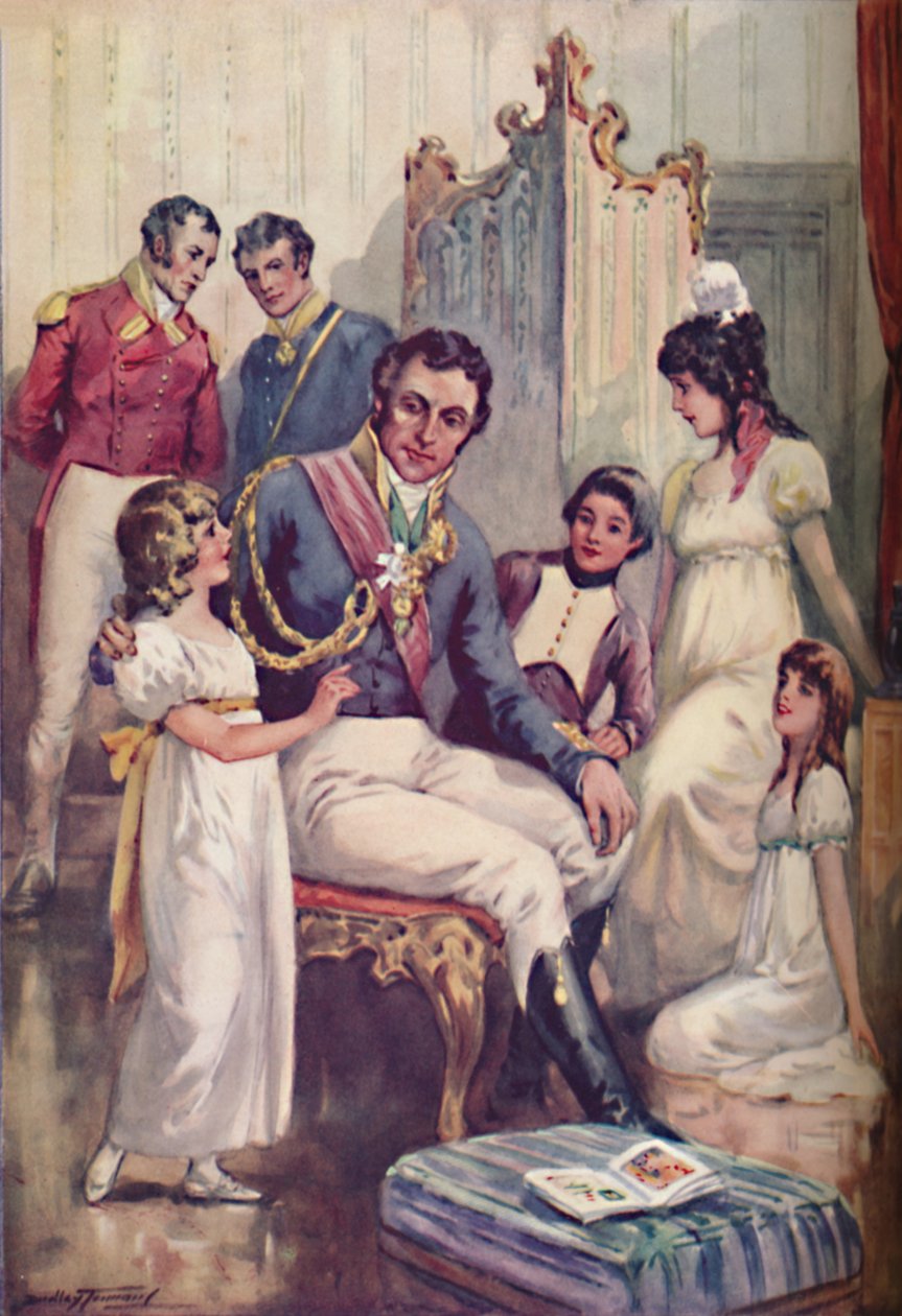 Wellington na véspera de Waterloo, c1925 de Charles Dudley Tennant