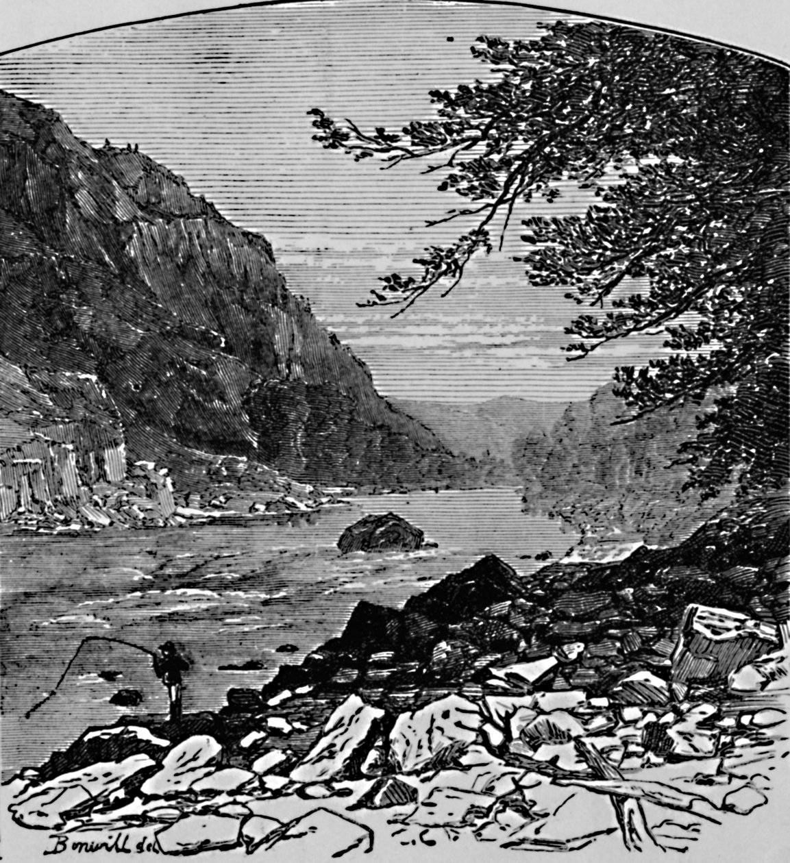 Cañon Inferior, 1883 de Charles E. H. Bonwill
