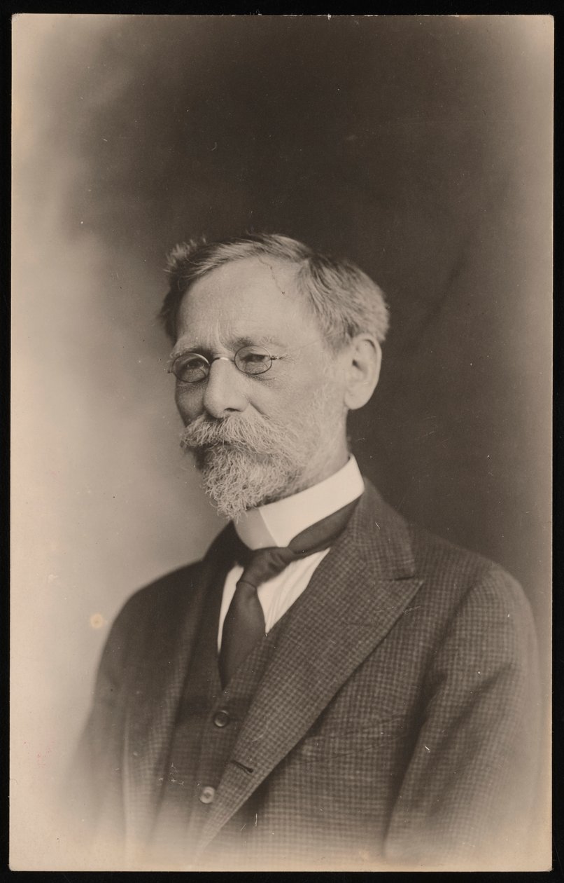 Retrato de Leonhard Stejneger 1851-1943, por volta de 1910. de Charles E Kerfoot