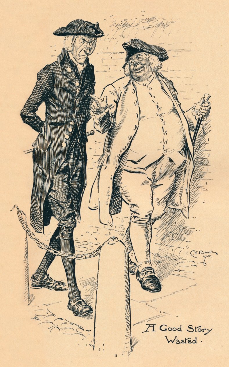 Uma boa história desperdiçada, c1900 de Charles Edmund Brock