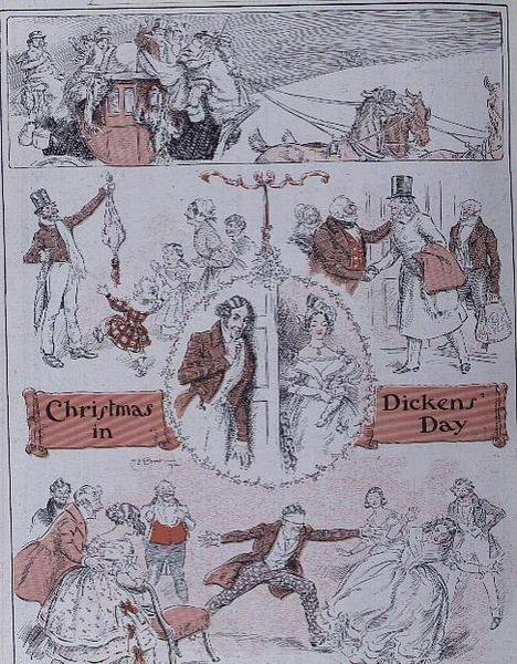 Natal no dia de Dickens de Charles Edmund Brock